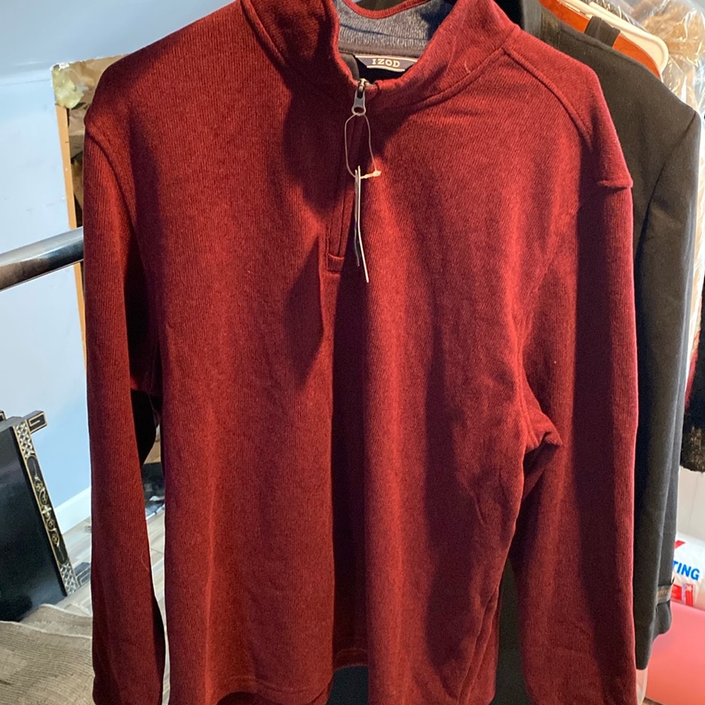 New Izod men’s sweater 1/4 zip
